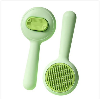 Cepillo Antideslizante para Gatos y Perros con Peine de Acero Inoxidable