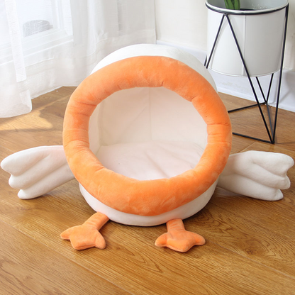 Casita para Gatos Semicerrada Desmontable y Lavable