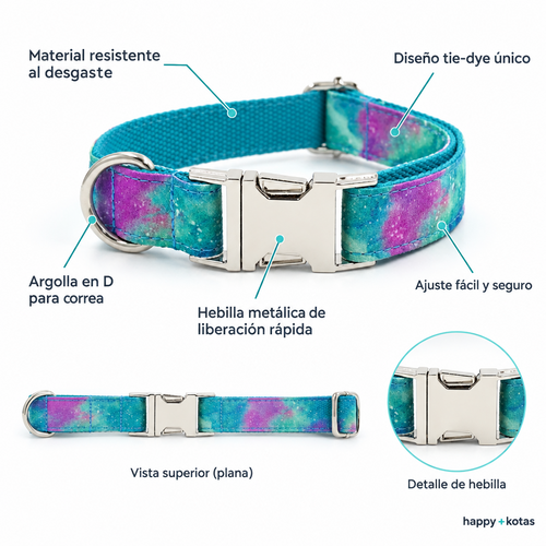 Collar Duradero para Perros con Cinturón de Tracción para Comercio Exterior