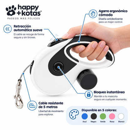 Automatic Retractable Leash for Household Pets