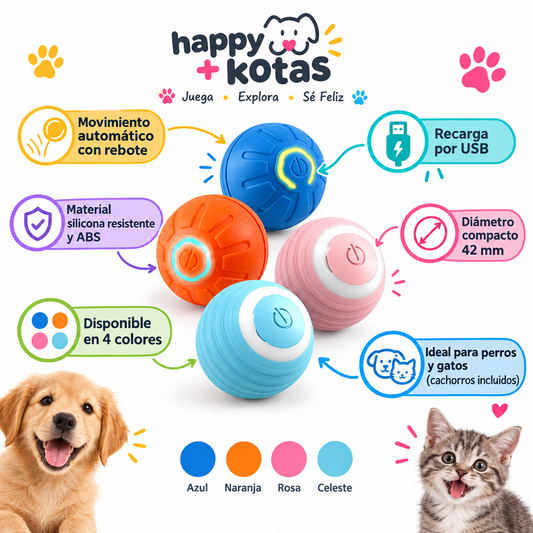 Pelota de Juguete Interactiva Inteligente para Perros